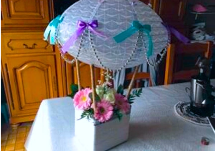 Magnifiques créations floral réalisées pendant un atelier du secteur Adulte du centre social