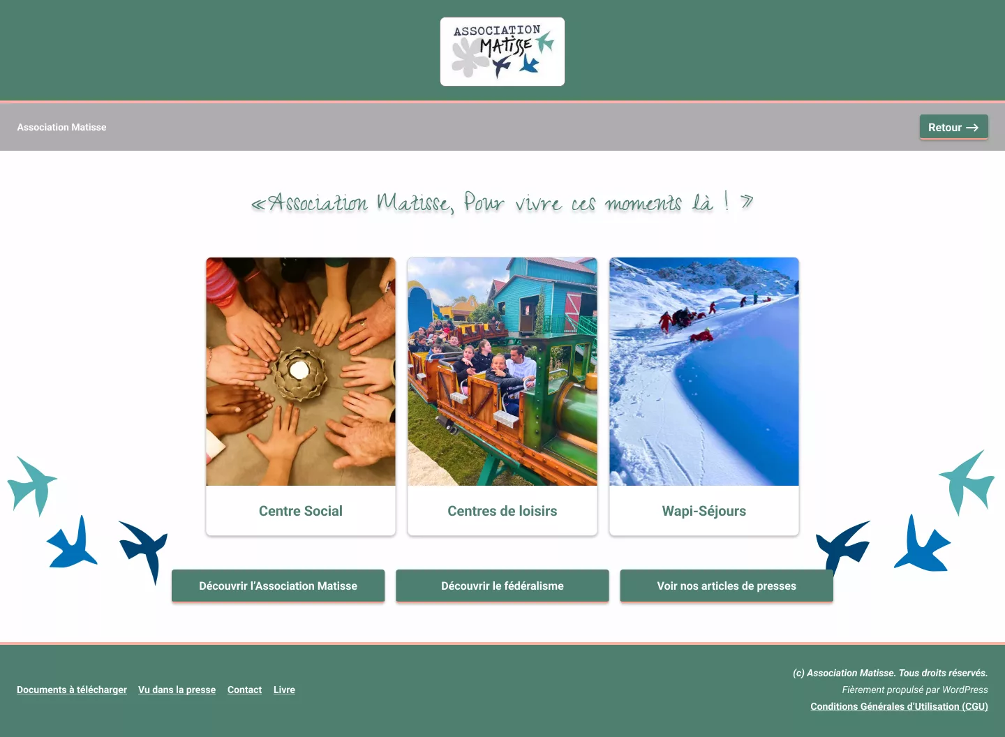 L’Association Matisse fait évoluer son site internet